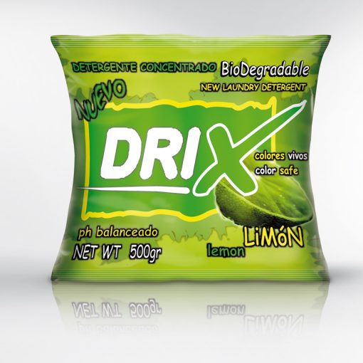Detergente en polvo limon